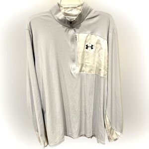 Men’s Camo Under Armour Qtr Zip Heat Gear Pullover, 
Very nice pre-worn cond
